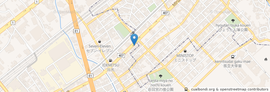 Mapa de ubicacion de 清水銀行 en 日本, 静岡県, 静岡市, 駿河区.