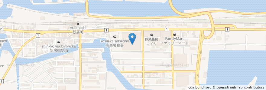 Mapa de ubicacion de ENEOS en Japonya, 静岡県, 湖西市.