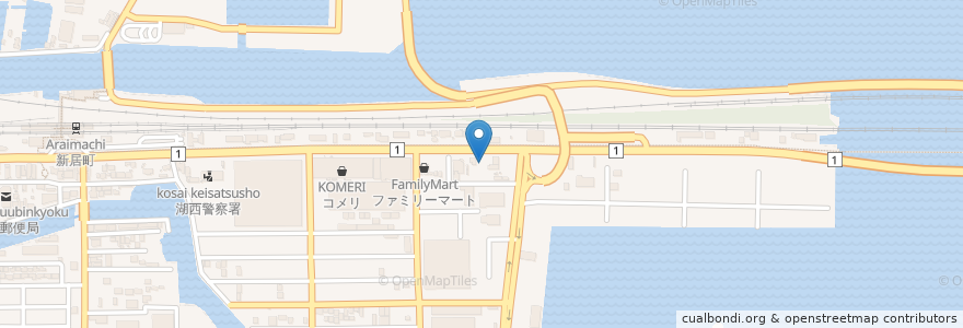 Mapa de ubicacion de ENEOS en 日本, 静岡県, 湖西市.