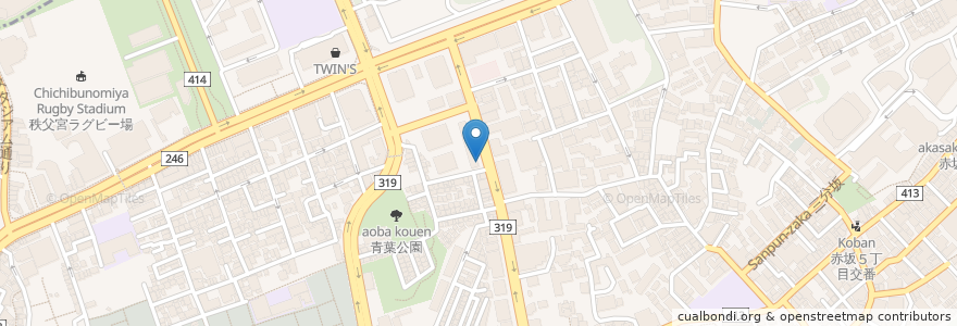 Mapa de ubicacion de PiADiNA en 日本, 东京都/東京都, 港區.