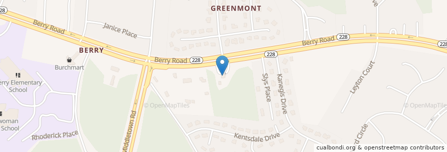 Mapa de ubicacion de LIFEpoint Church en Amerika Syarikat, Maryland, Charles County, Waldorf.