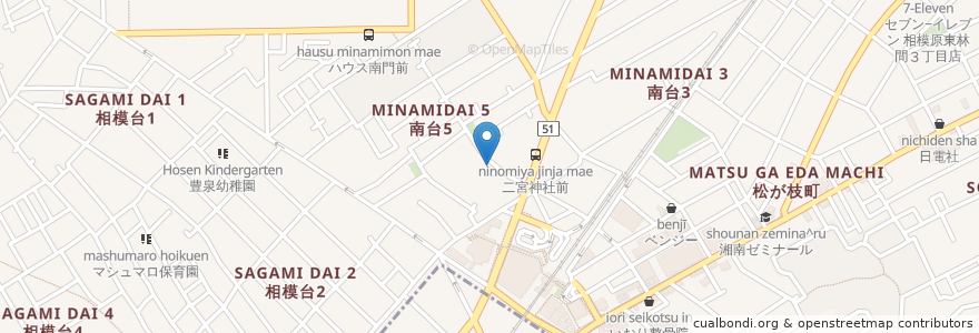 Mapa de ubicacion de マミー en Japan, 神奈川県, 相模原市, 南区.