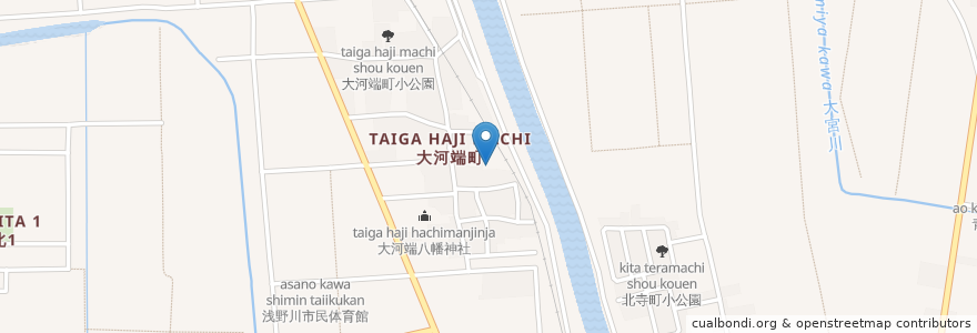 Mapa de ubicacion de 蓮覚寺 en 日本, 石川県, 金沢市.