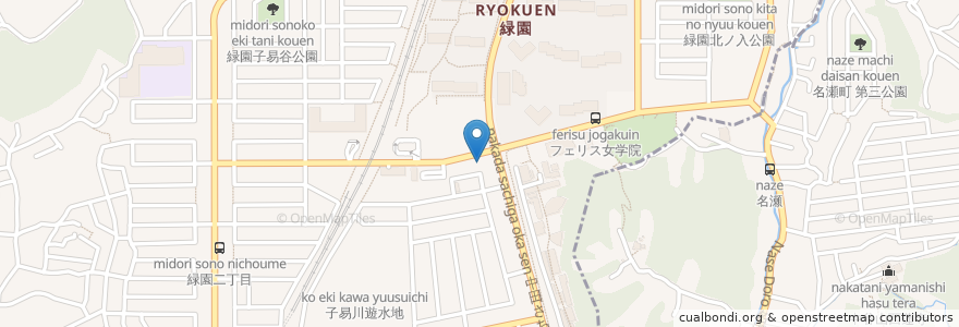 Mapa de ubicacion de JA横浜 en Japon, Préfecture De Kanagawa, 横浜市, 泉区.