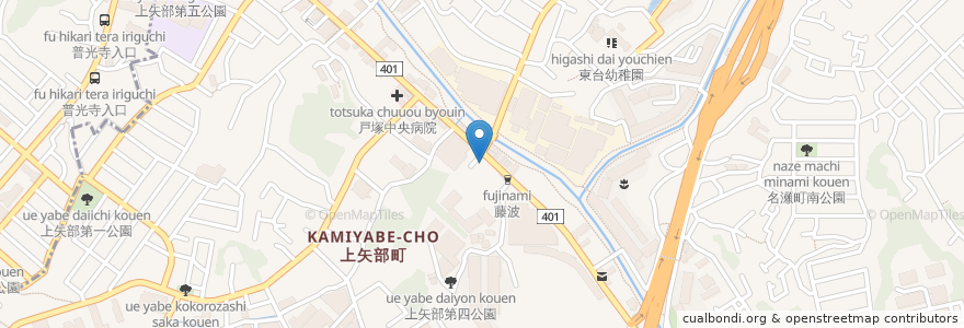 Mapa de ubicacion de Esso en Jepun, 神奈川県, 横浜市, 戸塚区.
