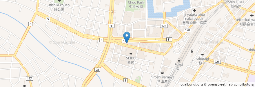 Mapa de ubicacion de FANFAN en Japan, 福井県, 福井市.