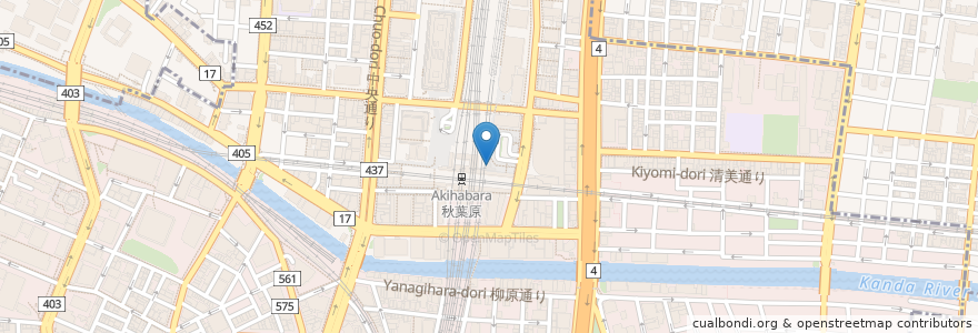 Mapa de ubicacion de オアシスakiba en Jepun, 東京都, 千代田区.