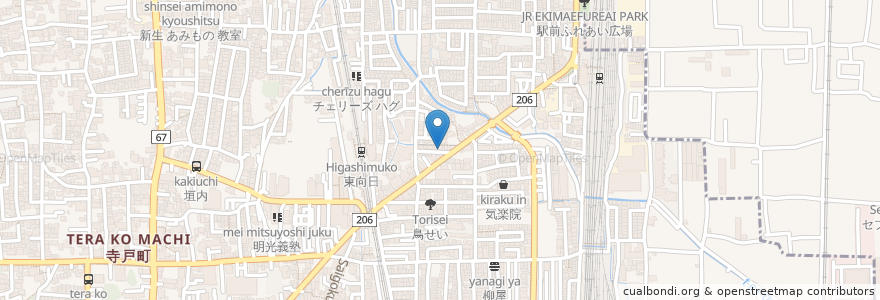 Mapa de ubicacion de y.igrek en ژاپن, 京都府, 向日市.