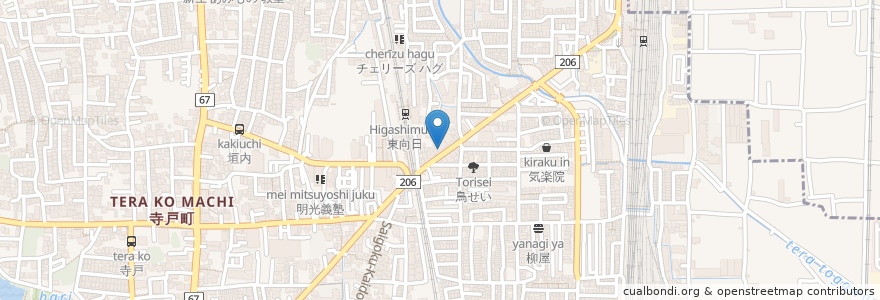 Mapa de ubicacion de 鳥貴族 en 日本, 京都府, 向日市.
