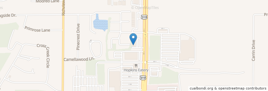 Mapa de ubicacion de Arepana en United States, Florida, Leon County, Tallahassee.
