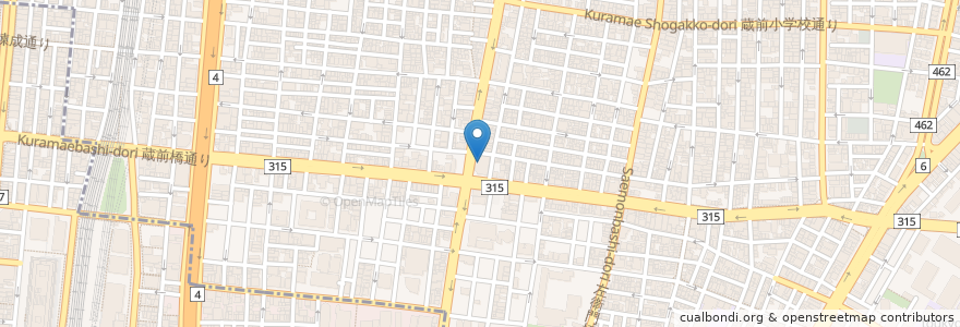 Mapa de ubicacion de どらっぐぱぱす en ژاپن, 東京都, 台東区.