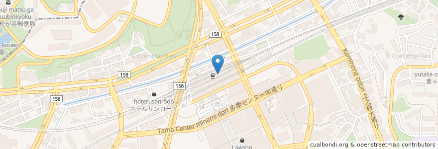 Mapa de ubicacion de Tully's Coffee en Japan, Tokyo, Tama.