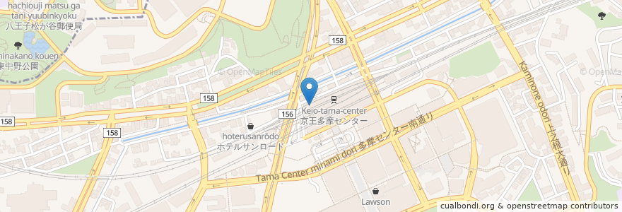 Mapa de ubicacion de マクドナルド en Japan, Tokio, 多摩市.