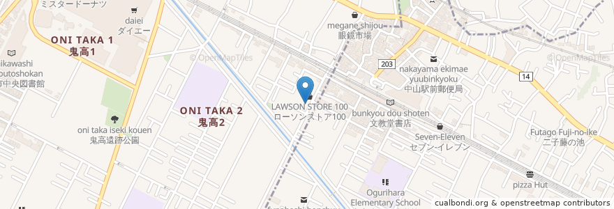 Mapa de ubicacion de COLORADO en ژاپن, 千葉県, 市川市.
