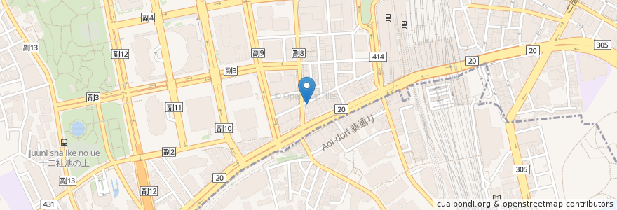 Mapa de ubicacion de Ale en 日本, 東京都, 新宿区.