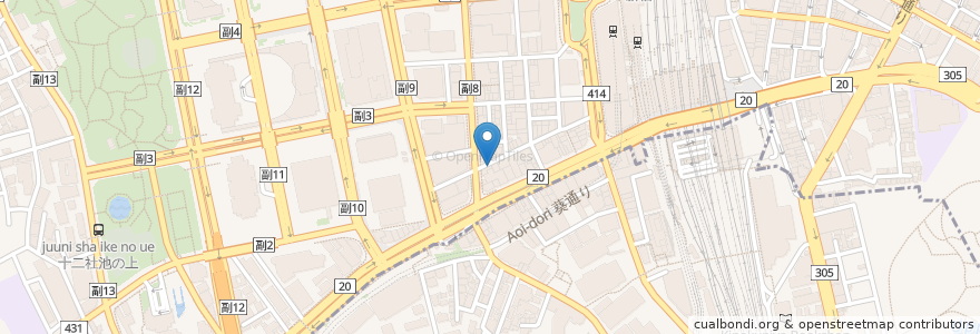 Mapa de ubicacion de チェゴヤ en Japón, Tokio, Shinjuku.