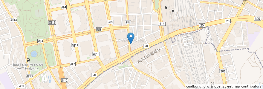 Mapa de ubicacion de 板前寿司 en Japón, Tokio, Shinjuku.