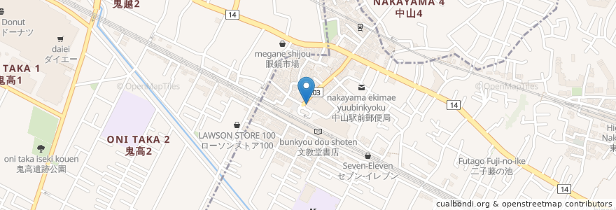 Mapa de ubicacion de マクドナルド en Japan, Präfektur Chiba, 市川市.