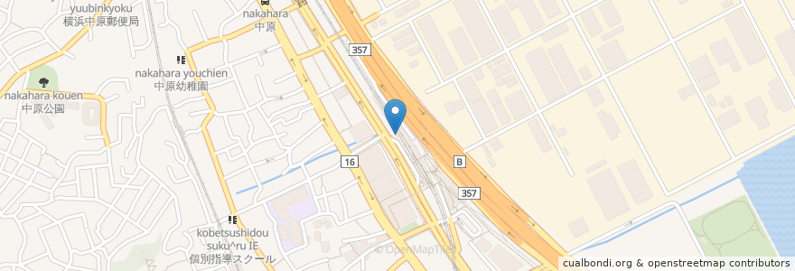 Mapa de ubicacion de 日高屋 en اليابان, كاناغاوا, 横浜市, 磯子区.