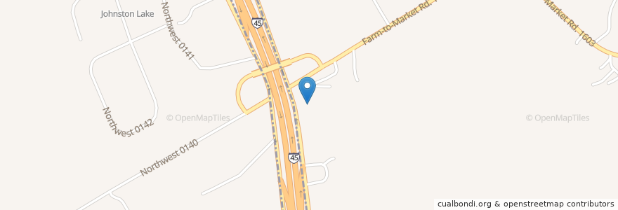 Mapa de ubicacion de Exxon Truck Stop en Stati Uniti D'America, Texas, Navarro County.