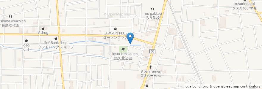 Mapa de ubicacion de 安久薬局 en Jepun, 福井県, 福井市.