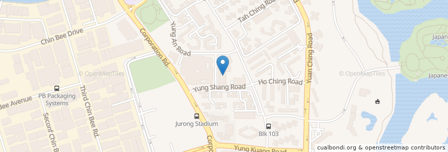 Mapa de ubicacion de Taman Jurong Market & Food Centre en Сингапур, Southwest.