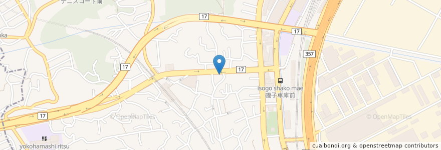 Mapa de ubicacion de 炭火焼肉ホルモン 酔軒 en 日本, 神奈川縣, 横滨市, 磯子区.