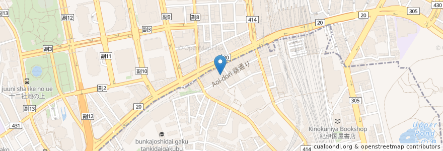 Mapa de ubicacion de 紅とん en Jepun, 東京都, 新宿区.