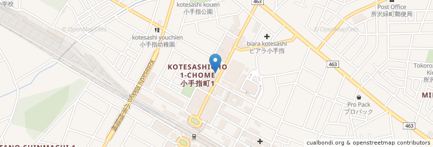 Mapa de ubicacion de 早稲田アカデミー en 日本, 埼玉県, 所沢市.