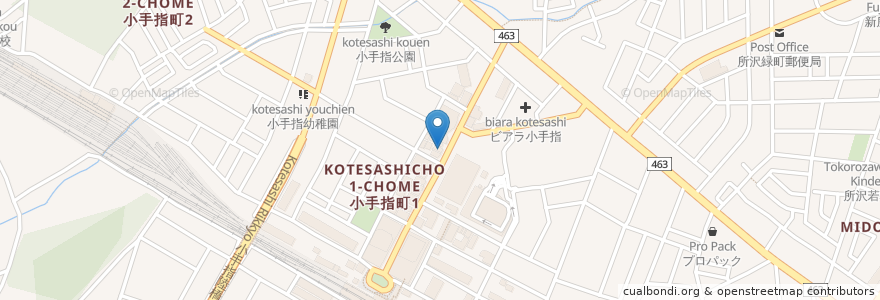 Mapa de ubicacion de マツモトキヨシ en Japón, Prefectura De Saitama, 所沢市.
