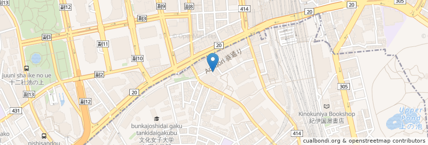 Mapa de ubicacion de LUCIAN en Japonya, 東京都, 新宿区.
