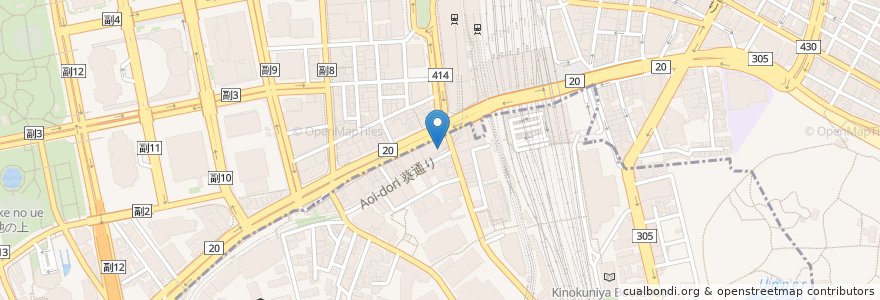 Mapa de ubicacion de Segafredo en 日本, 東京都, 新宿区.