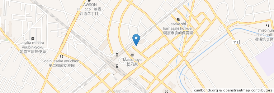 Mapa de ubicacion de タイムズP en Jepun, 埼玉県, 朝霞市.