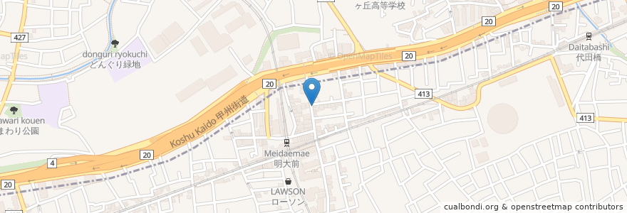 Mapa de ubicacion de むらさき en Japan, Tokyo.
