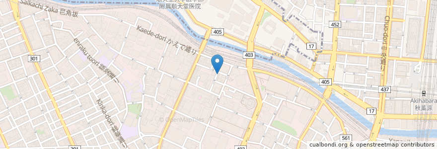 Mapa de ubicacion de 日乃屋カレー en 日本, 东京都/東京都, 千代田區.