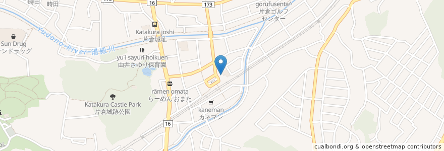 Mapa de ubicacion de 片倉駅自転車駐車場 en Japan, Tokyo, Hachioji.