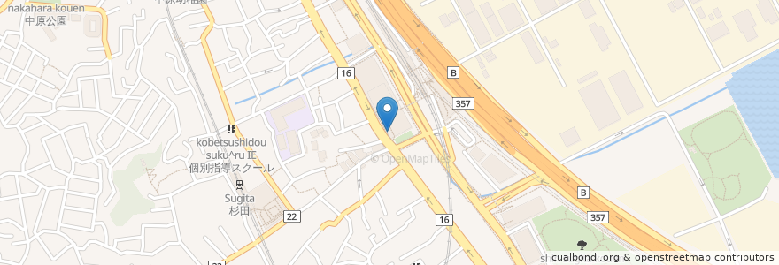 Mapa de ubicacion de 新杉田のびのび保育園 en Japan, 神奈川県, Yokohama, 磯子区.