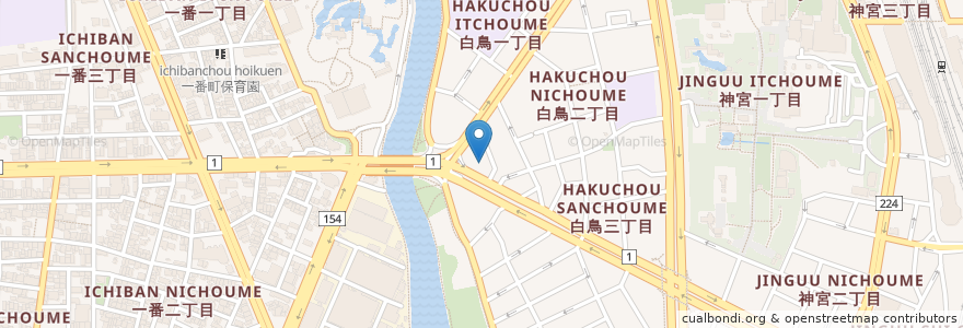Mapa de ubicacion de ENEOS en Япония, Айти, 名古屋市, 熱田区.