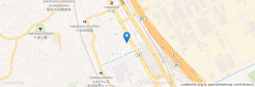 Mapa de ubicacion de お酒お食事 おふくろ en Japan, Kanagawa Prefecture, Yokohama, Isogo Ward.