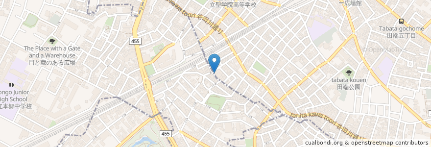 Mapa de ubicacion de インターネット まんが喫茶 コムコム en Japan, 東京都, 北区.