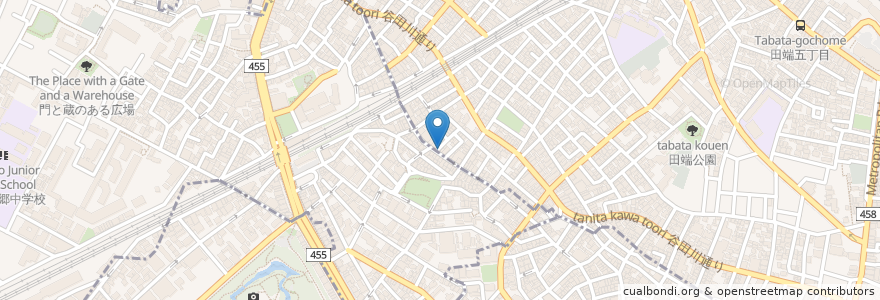 Mapa de ubicacion de GANCON NOODLE en Japonya, 東京都, 北区.
