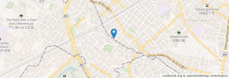Mapa de ubicacion de 安岡歯科 en Japón, Tokio, Kita.