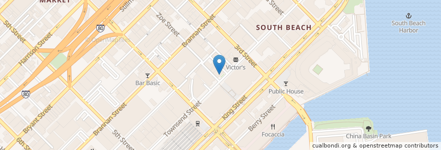Mapa de ubicacion de Durso Cafe & Juice Bar en United States, California, San Francisco City And County, San Francisco.