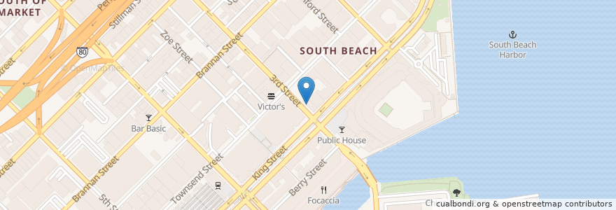 Mapa de ubicacion de Polo Grounds en United States, California, San Francisco, San Francisco.