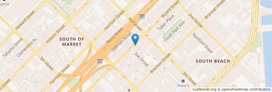 Mapa de ubicacion de Lava Lounge en 미국, 캘리포니아주, 샌프란시스코, 샌프란시스코.