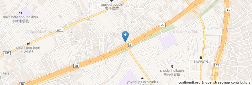 Mapa de ubicacion de 三彩居 en اليابان, 東京都, 渋谷区.