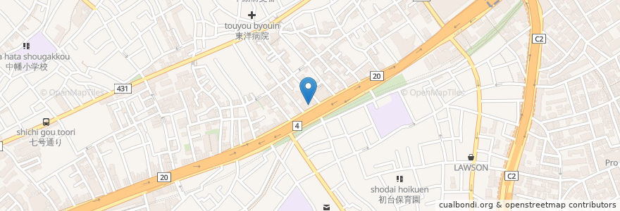 Mapa de ubicacion de 地とり屋 en Jepun, 東京都, 渋谷区.