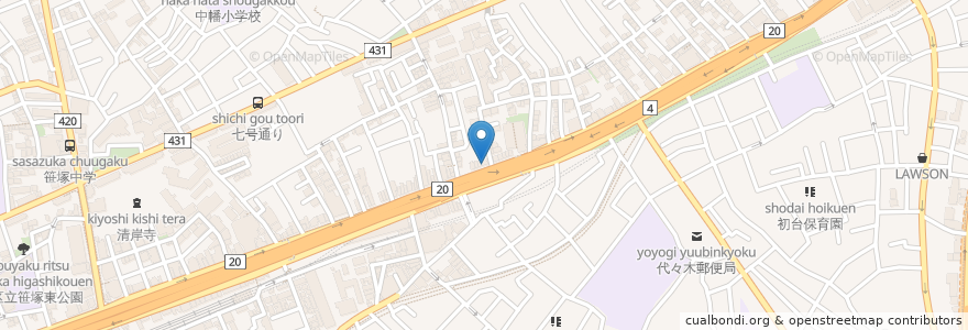 Mapa de ubicacion de DETOX en Japon, Tokyo, 渋谷区.