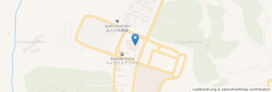 Mapa de ubicacion de ベイサイドアリーナ en Giappone, 宮城県, 本吉郡, 南三陸町.