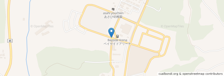 Mapa de ubicacion de 南三陸災害ボランティアセンター en Japão, 宮城県, 本吉郡, 南三陸町.